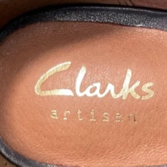 NWOT Clarks Artisan Leather Heels Size 8.5 - Picture 7 of 8